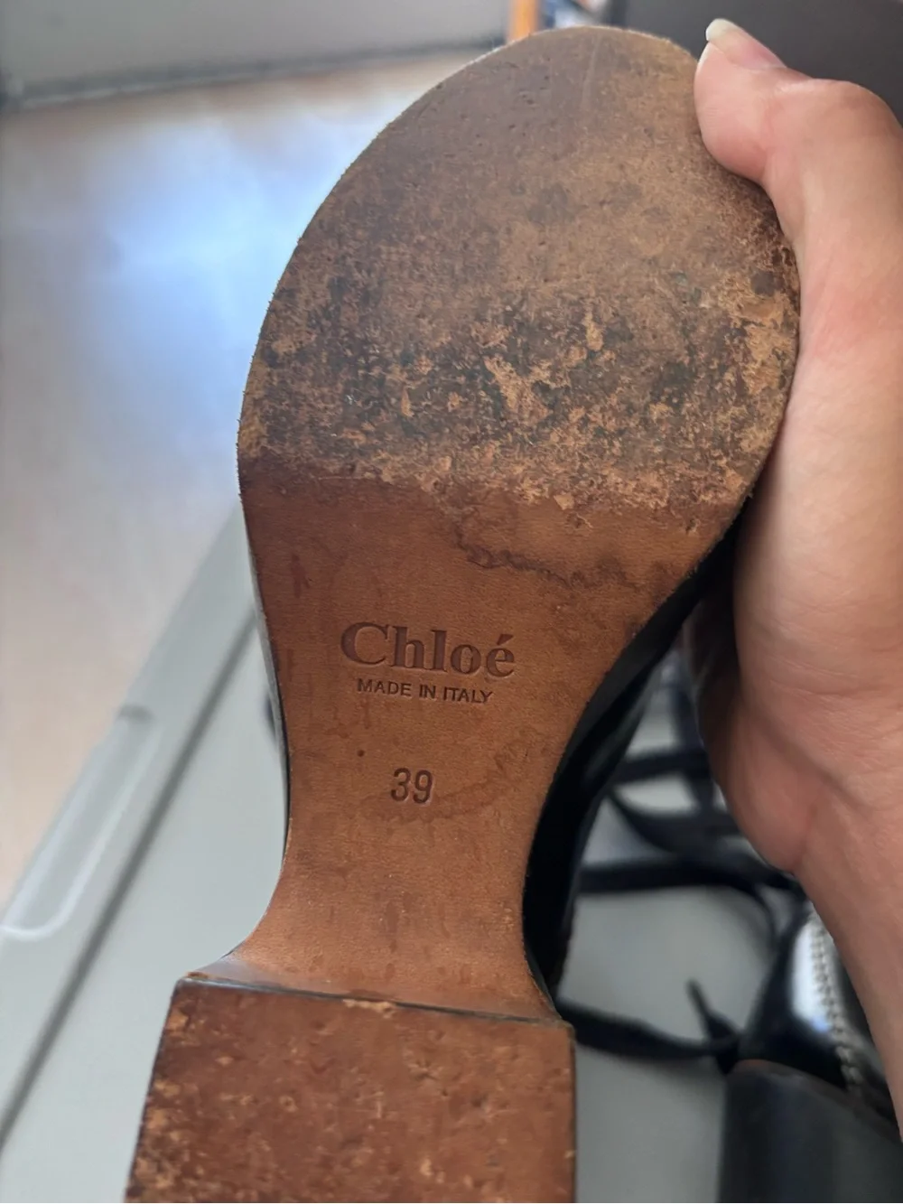 Chloe Runway Doc Boots 39